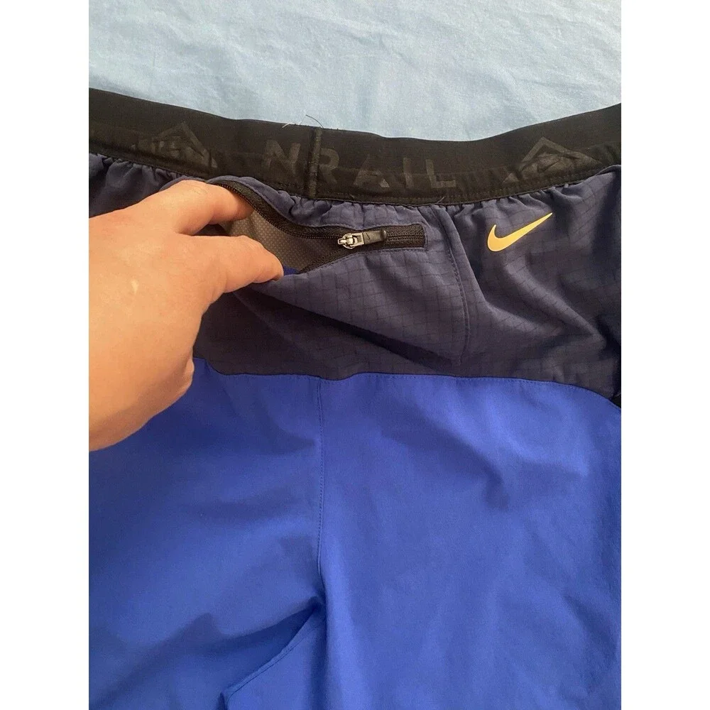 Nike Trail Shorts Royal Blue Navy Gorpcore Utility Running Shorts Men's Size L
